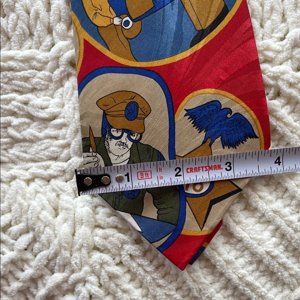 Dimoda Vintage Men’s Police Novelty Handmade Necktie